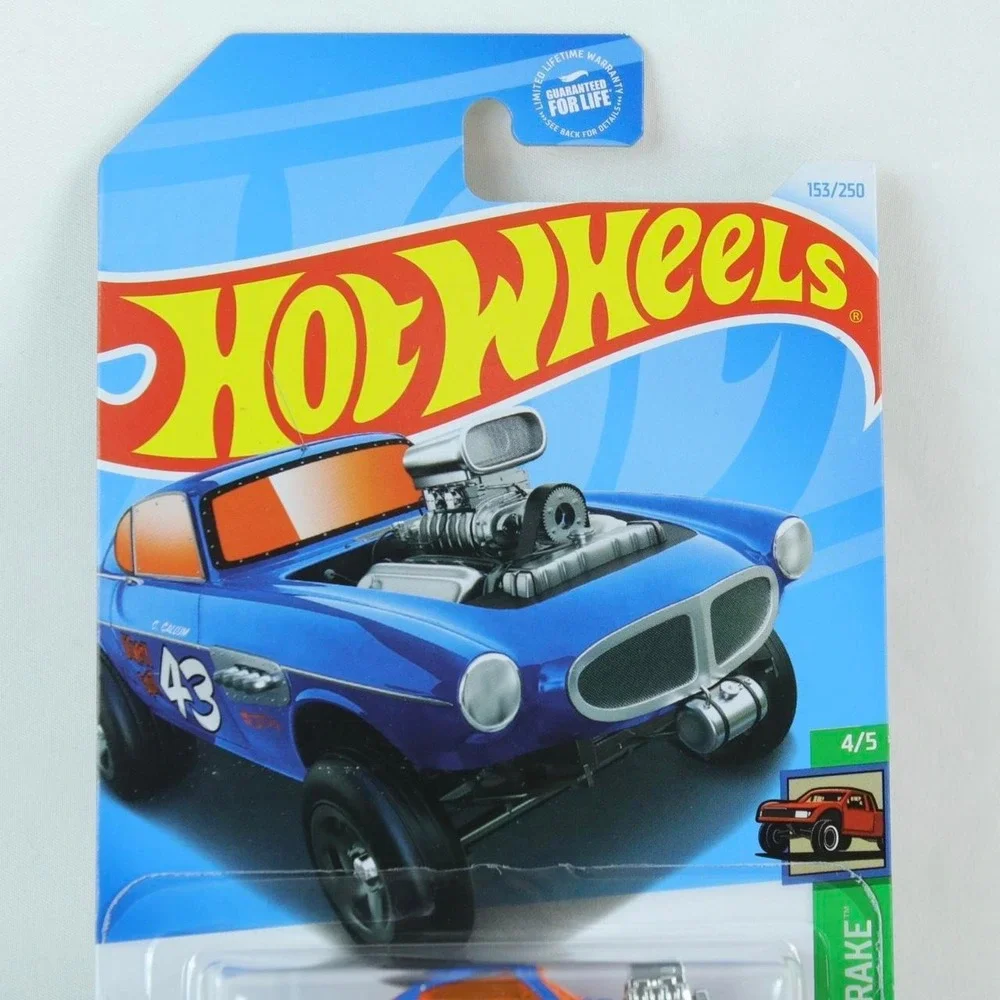 Hot Wheels Blue Volvo P1800 Gasser Toy Car - NEW